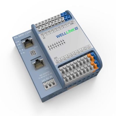 comprar PN-8800-C1NN Profinet IO Modulo IP20 8 Entradas digitais NPN PNP 8 Saídas digitais PNP online manufacture